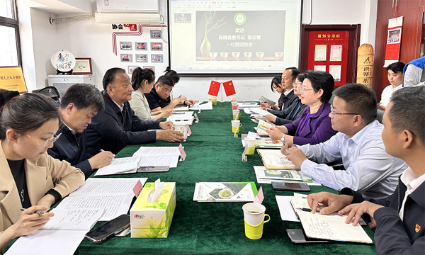 保靖县委书记杨志慧一行到访我会