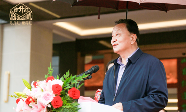 凤庆陈升红茶业有限责任公司开业仪式隆重举行，王庆会长受邀出席