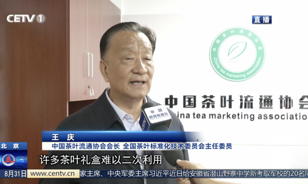 王庆会长接受中国教育电视台采访