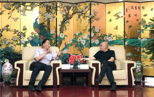 王庆会长应邀赴中国经济信息社进行调研