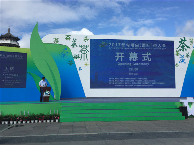 “让世界品味都匀毛尖” 2017都匀国际茶人会盛大开幕